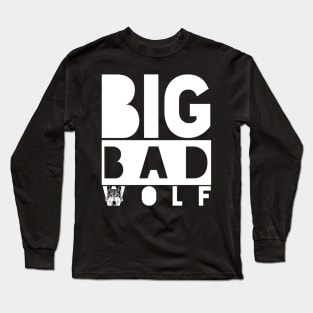 BIG BAD WOLF (White) Long Sleeve T-Shirt